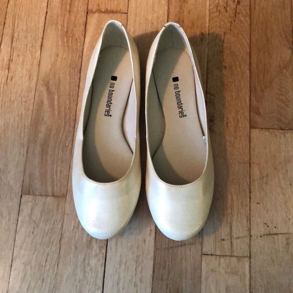 Cream colored flats